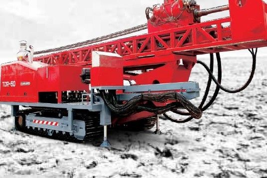 Rotary-drilling with reverse circulation CBM  universal  Drilling Rig  TDR -50