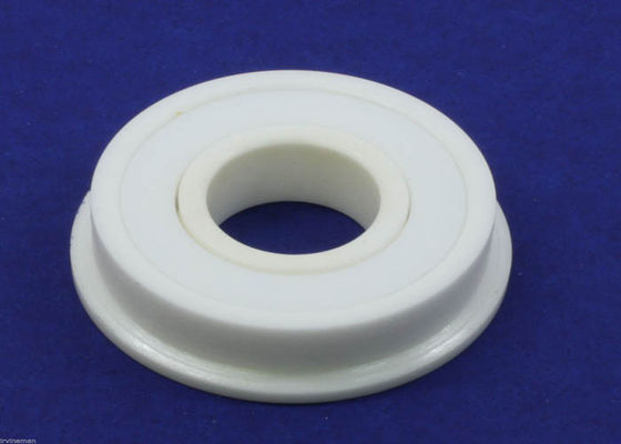 FR156-2RS Full Ceramic Bearing Sealed Flanged Bearing 3 / 16" x 5 / 16" x 1 / 8" ZrO2