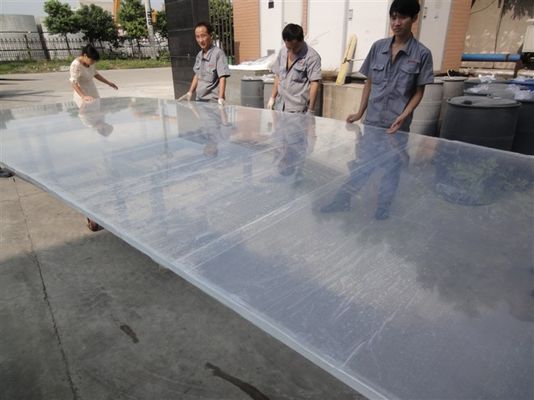 Transparent Cast PMMA Aquarium Acrylic Sheet , 18mm milky Acrylic Sheet