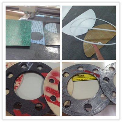 dimasukkan gasket cusotm produksi jumlah kecil non-asbes PTFE teflon stainless steel