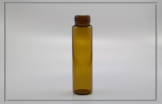 10ml 18mm Contoh Kaca Vial dengan stabilitas kimia, amber botol kaca